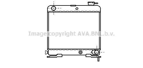 AVA COOLING SYSTEMS Engine radiator Article number: PE2069 cheaply