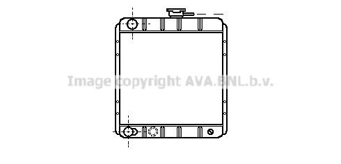 AVA COOLING SYSTEMS Engine radiator Article number: SI2008 cheaply
