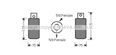 AVA COOLING SYSTEMS Dryer, air conditioning Article number: VWD314 cheaply