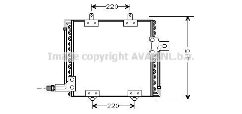AVA COOLING SYSTEMS Air conditioning condenser Article number: RT5181 cheaply