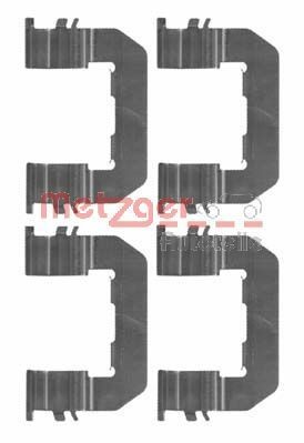 METZGER 109-1719 Monteringssæt til bremseklodser SORENTO 2.4 GDI 192 HK Benzin 2016