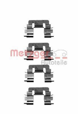METZGER 109-1229 Monteringssæt til bremseklodser ACCORD 1.6 i (CG7) 116 HK Benzin 2003