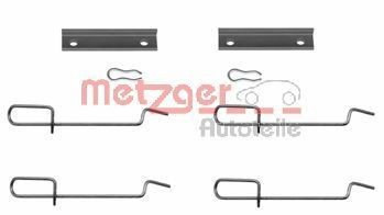 METZGER 109-1125 Monteringssæt til bremseklodser XSARA 1.8 i Aut. 101 HK Benzin 2010
