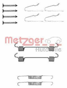 METZGER 105-0808 Lisakomplekt, seisupiduriklotsid 300 3.0 V6 CRD 211 HP Diisel