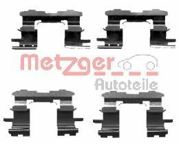METZGER 109-1631 Monteringssæt til bremseklodser YARIS 1.5 (NCP21) 109 HK Benzin 2005