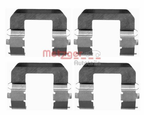 METZGER 109-1617 Monteringssæt til bremseklodser MAGENTIS 2.7 V6 193 HK Benzin 2011