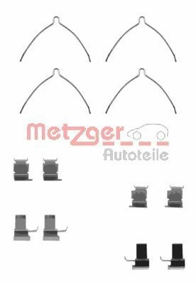 METZGER 109-1261 Monteringssæt til bremseklodser PREVIA 2.4 (TCR10_) 160 HK Benzin 2000