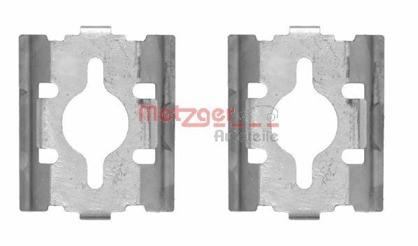 METZGER 109-1600 Lisakomplekt, ketaspiduriklotsid DUCATO 2.8 JTD 4x4 128 HP Diisel