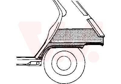VAN WEZEL Sidewall Article number: 4308148 cheaply