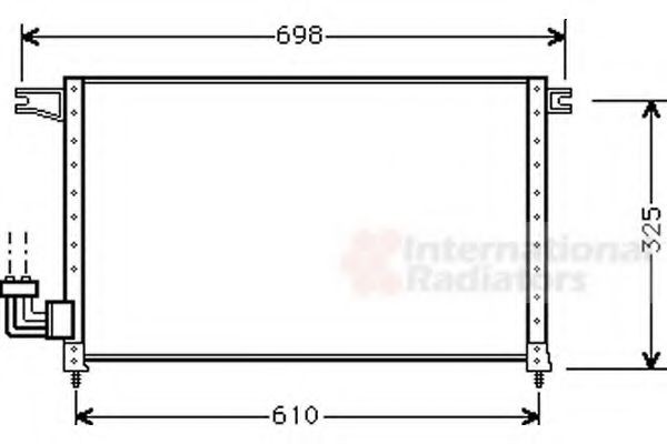 VAN WEZEL Air conditioning condenser Article number: 32005092 cheaply