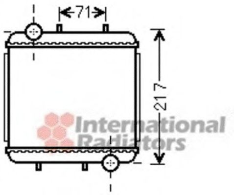VAN WEZEL Radiaator, mootorijahutus Artikli number: 03002310 soodsalt