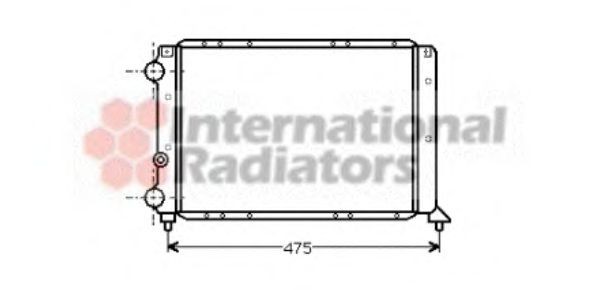 VAN WEZEL Engine radiator Article number: 73002028 cheaply