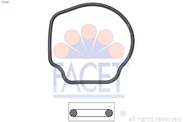 FACET Gasket, thermostat Article number: 7.9643 cheaply