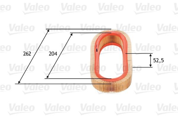 VALEO Air filter Article number: 585641 cheaply