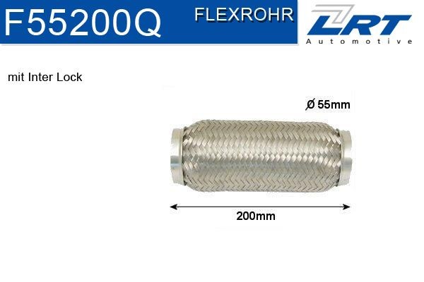 LRT Exhaust flex pipe Article number: F55200Q cheaply