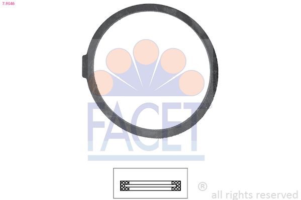 FACET Gasket, thermostat Article number: 7.9546 cheaply