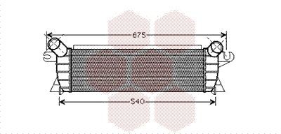 VAN WEZEL Intercooler Article number: 43004351 cheaply