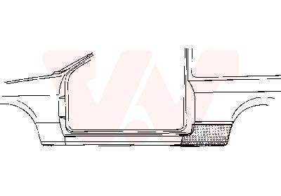 VAN WEZEL Sidewall Article number: 3727142 cheaply