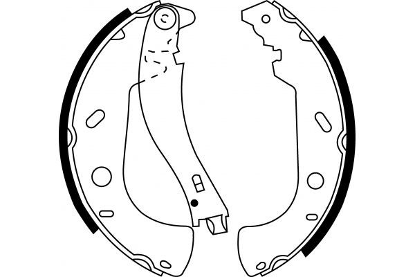 MAPCO Brake Shoe Set Article number: 8031 cheaply