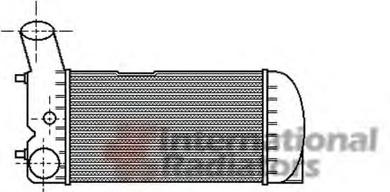 VAN WEZEL Intercooler Article number: 03004073 cheaply
