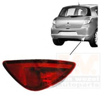 VAN WEZEL Rear light Article number: 4333930 cheaply