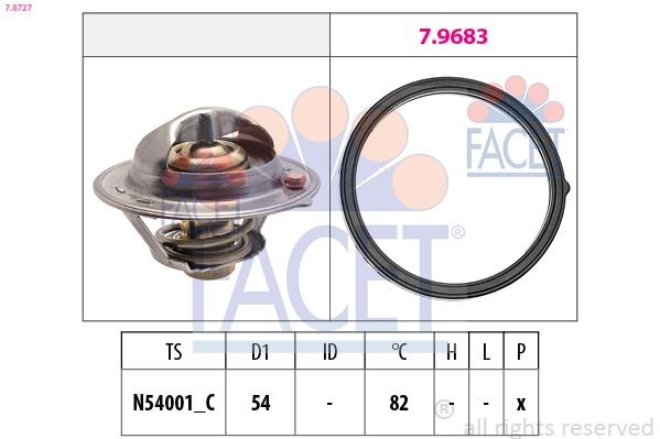 FACET Thermostat Article number: 7.8727 cheaply