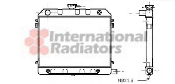 VAN WEZEL Engine radiator Article number: 37002131 cheaply