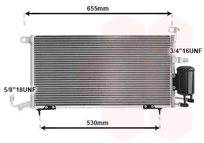VAN WEZEL Air conditioning condenser Article number: 49005026 cheaply