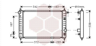 VAN WEZEL Engine radiator Article number: 81002008 cheaply