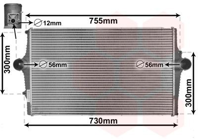 VAN WEZEL Intercooler Article number: 59004137 cheaply