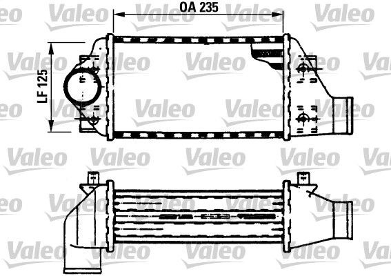VALEO Intercooler Article number: 816764 cheaply