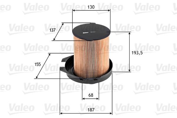VALEO Air filter Article number: 585603 cheaply