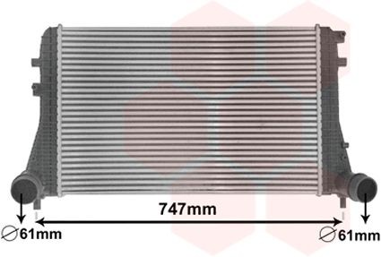 VAN WEZEL Intercooler Article number: 58004306 cheaply