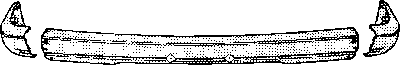VAN WEZEL Bumper Article number: 1836563 cheaply