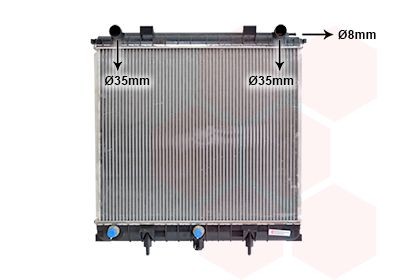 VAN WEZEL Engine radiator Article number: 02002132 cheaply