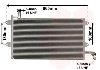 VAN WEZEL Air conditioning condenser Article number: 58005137 cheaply