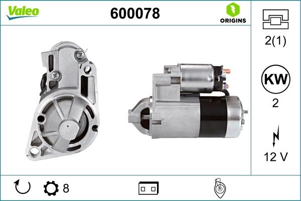 VALEO Starter Varenummer: 600078 billige
