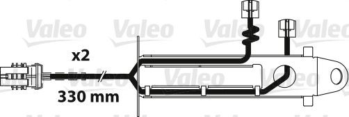 VALEO Wear Indicator, brake pad Article number: 882329 cheaply