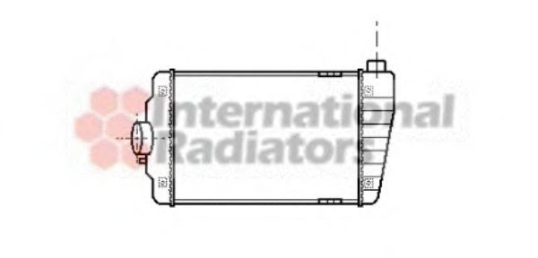 VAN WEZEL Intercooler Article number: 58004015 cheaply