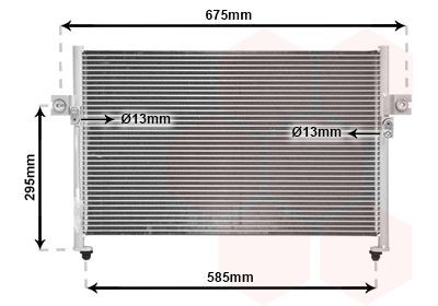 VAN WEZEL Air conditioning condenser Article number: 82005058 cheaply