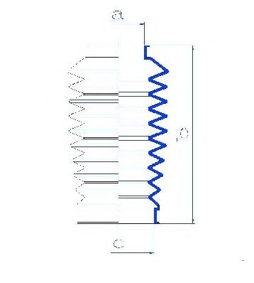 SPIDAN Steering rack gaiter Article number: 83611 cheaply