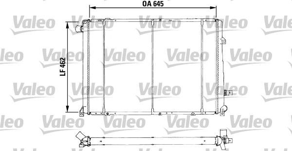 VALEO Engine radiator Article number: 730546 cheaply