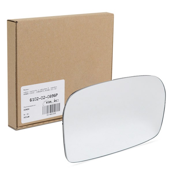 BLIC Mirror Glass, outside mirror Article number: 6102-02-0896P cheaply