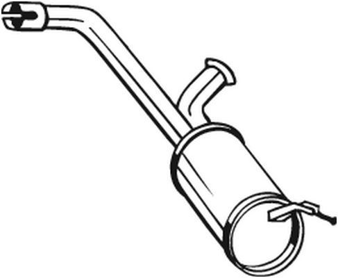 BOSAL Middle silencer Article number: 135-095 cheaply