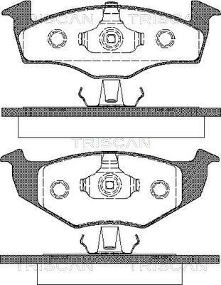 TRISCAN Brake disc Article number: 8120 68119 cheaply