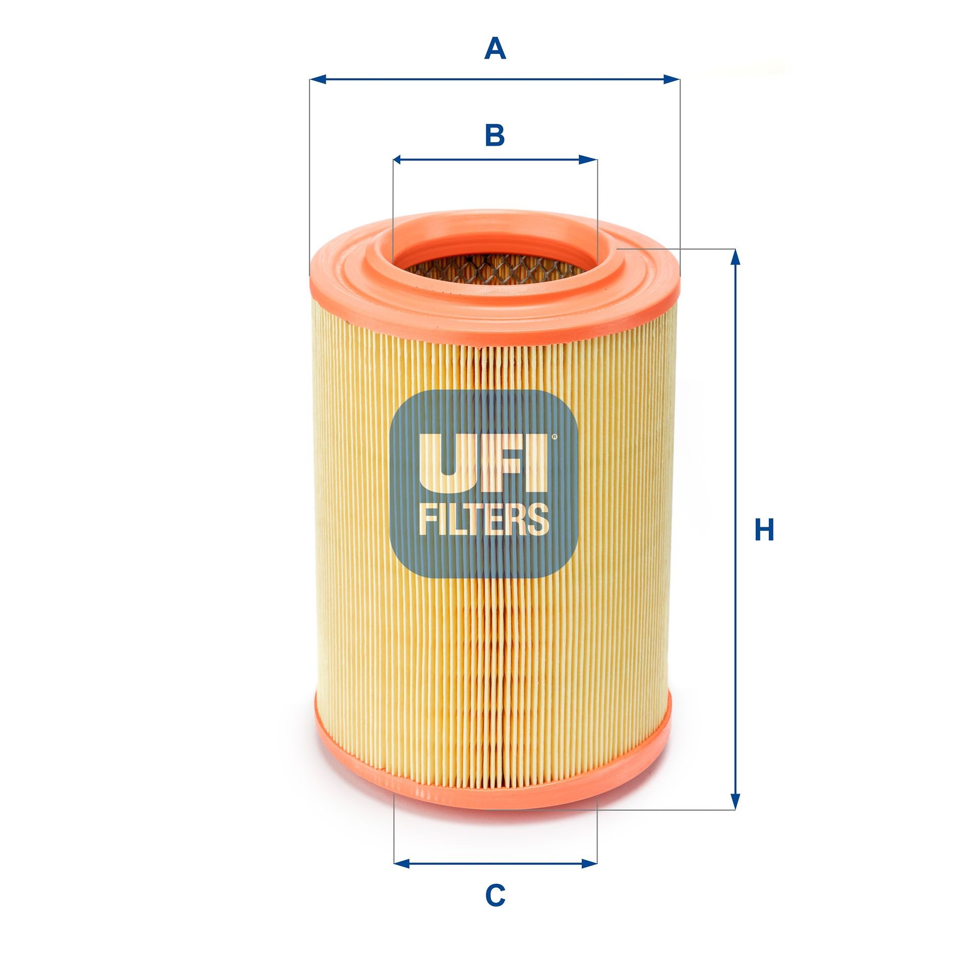UFI Luftfilter Varenummer: 27.255.00 billige