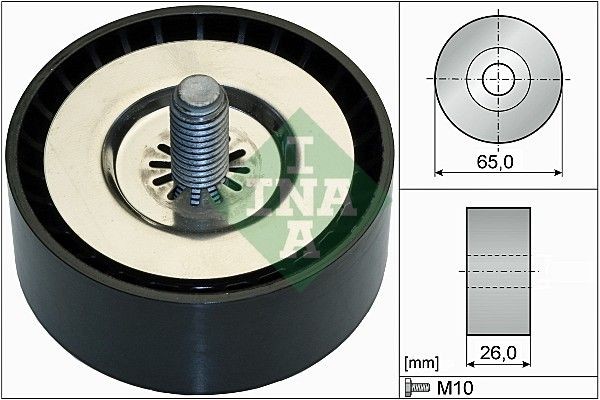 INA Deflection / Guide Pulley, v-ribbed belt Article number: 532 0736 10 cheaply