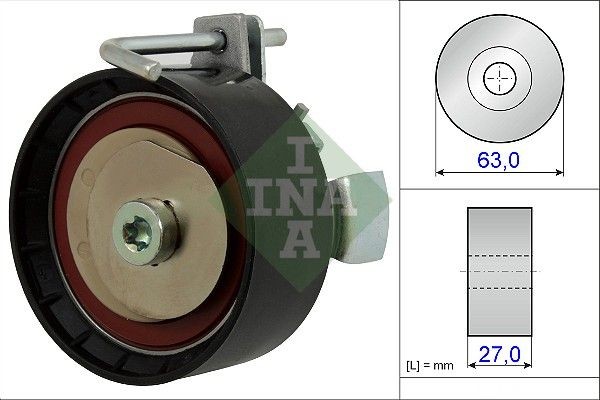 INA Timing belt tensioner pulley Article number: 531 0877 10 cheaply