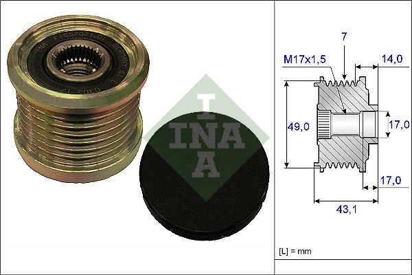 INA Mounting Tool Kit, alternator freewheel clutch Article number: 400 0338 10 cheaply