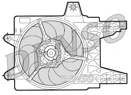 DENSO Fan, radiator Article number: DER09079 cheaply
